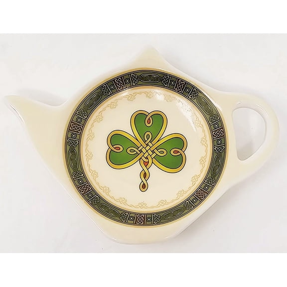 Gaelsong Shamrock Celtic Teabag Holder