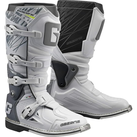Gaerne Fastback Endurance MX Offroad Boots White/Gray 8 USA
