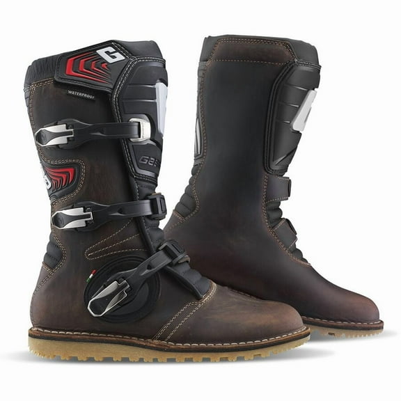 Gaerne Balance Oiled Leather MX Boots Brown 9 USA