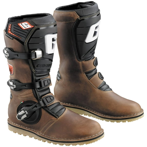 Gaerne Balance Oiled Leather Mens MX Offroad Boots Brown 13 USA