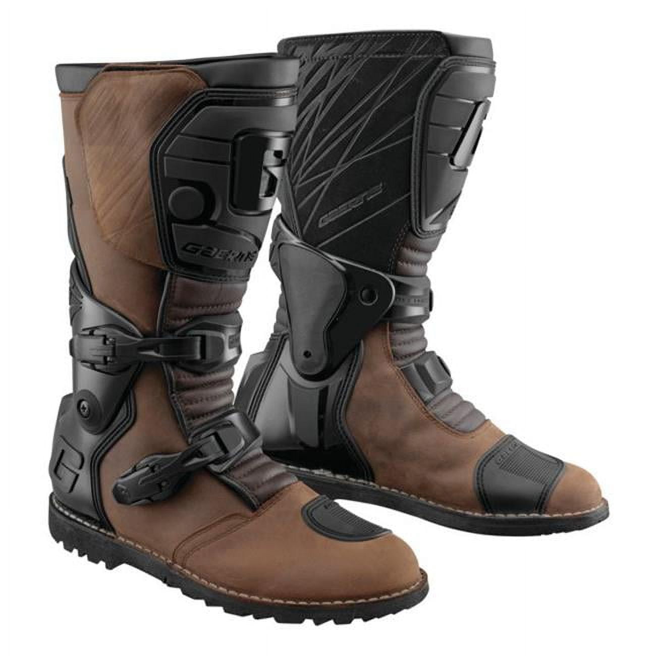 Gaerne GDakar Mens Leather Motorcycle Boots Brown 13 USA