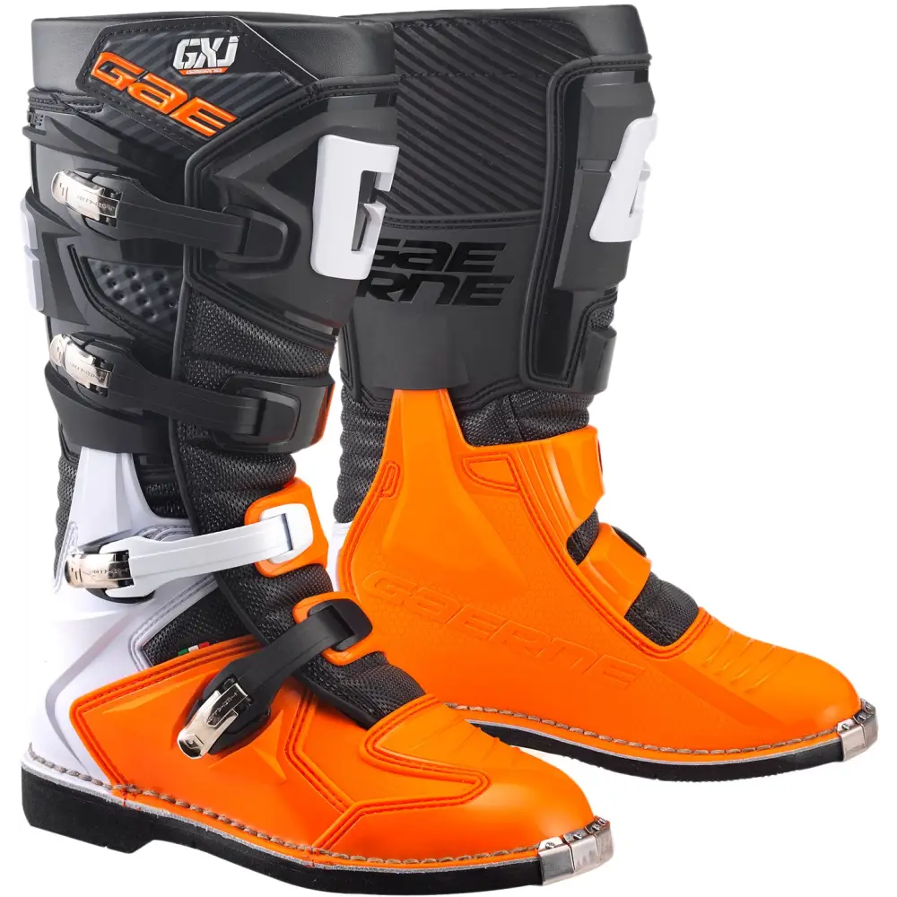Botas MX GXJ para jóvenes todoterreno Negro/Naranja 6 USA