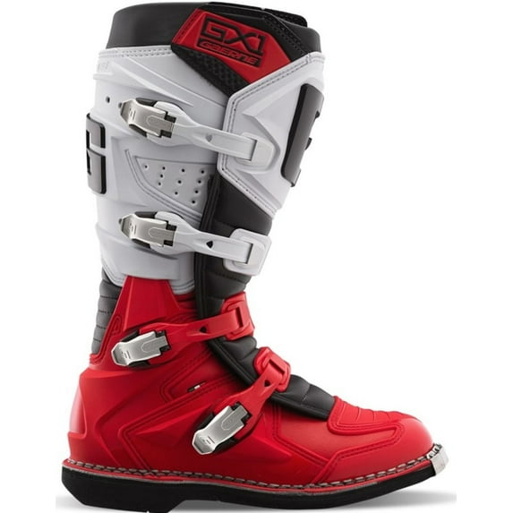 Gaerne GX1 Goodyear Mens MX Offroad Boots Red/White 6.5 USA