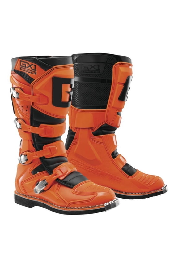 GX1 Mens MX Offroad Boots Orange/Black 10 USA