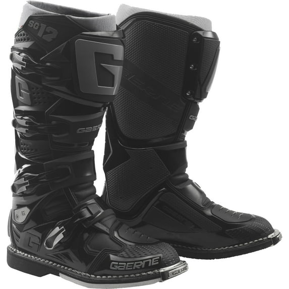 Gaerne SG12 Black Adjustable Offroad Boots 13 for Mens