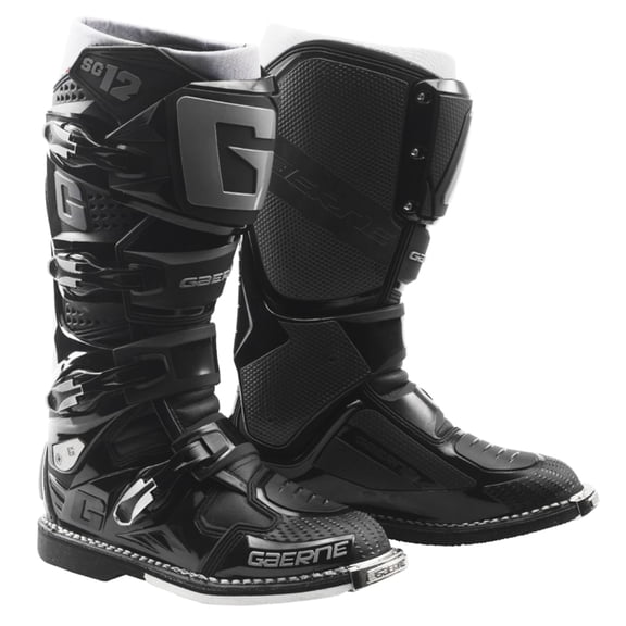 Gaerne SG12 Enduro Mens MX Offroad Boots Black 9.5 USA
