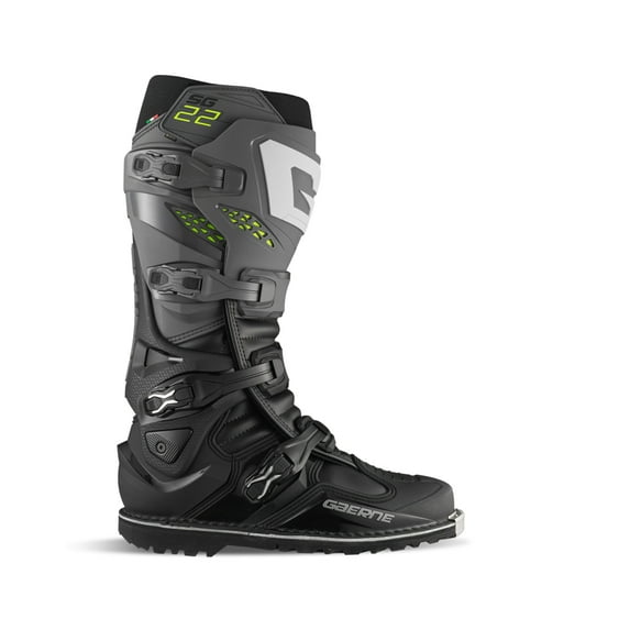 Gaerne SG22 Enduro Mens MX Offroad Boots Anthracite/Black 9 USA