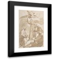 thumbnail image 1 of Gaetano Gandolfi 13x18 Black Modern Framed Museum Art Print Titled - Saint Margaret of Cortona, Saint James of the March, and Saint Didacus (1734-1802), 1 of 5