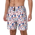 thumbnail image 1 of Gaeub 4th Of July Print Mens Swim Trunks with Compression Liner,Board Shorts Quick Dry,Beach Swimwear with Pockets-Medium, 1 of 6