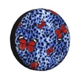 thumbnail image 1 of Gaeub Abstract Colorful Butterflies 14-17in Tire Cover, Spare Tire Cover, for Camper Caravan, Trailer, Car, Truck, SUV, Jeep - 14 inch, 1 of 9