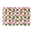 thumbnail image 1 of Gaeub Abstract Pink Plaid Butterfly Print Door Mat with Heavy Duty Backing,Welcome Mats for Entryway, Flannel Anti-Slip Doormat, Garge Porch Entryway Mat,16x24in Outdoor Indoor Welcome Mat, 1 of 7