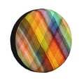 thumbnail image 1 of Gaeub Abstract Watercolors Tartan 14-17in Tire Cover, Spare Tire Cover, for Camper Caravan, Trailer, Car, Truck, SUV, Jeep - 16 inch, 1 of 9