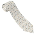 thumbnail image 1 of Gaeub African Animals Men's Classic Woven Jacquard Necktie Perfect for Weddings & Parties, 1 of 7