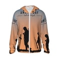 thumbnail image 1 of Gaeub Anzac Day Men's and Women's UPF 50+ Long-Sleeved Sun Protection Clothing, Fishing Shirt Long Sleeve Zip-Medium, 1 of 7