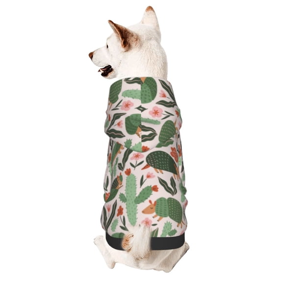 Gaeub Armadillo Dog Hoodie Sweatshirts Warm Dog Clothes for Small Dogs,Puppy and Cat Costume-X-Large