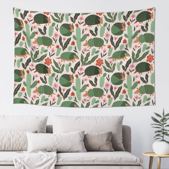 Gaeub Armadillo Print Tapestry Wall Hanging(60x40 inches),Tapestry Home Decor,Wall Art for Living Room Bedroom Home Decor