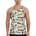thumbnail image 1 of Gaeub Art Of Living Men's Athletic Tank Top, Workout Sleeveless Shirts, Running Tank Tops for Gym, Running, Training - Medium, 1 of 9