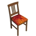 thumbnail image 1 of Gaeub Autumn Leaf Square Chair Seat Covers, Stretch Fitted Printed Chair Seat Cushion Cover for Kitchen, Office - One Size, 1 of 9
