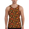 thumbnail image 1 of Gaeub Autumn Leaves Men's Athletic Tank Top, Workout Sleeveless Shirts, Running Tank Tops for Gym, Running, Training - Medium, 1 of 9