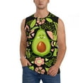 thumbnail image 1 of Gaeub Avocado Keep Calm Men's Sleeveless Muscle Shirts Workout Tank Tops, Odor Protection and Comfortable - Medium, 1 of 8
