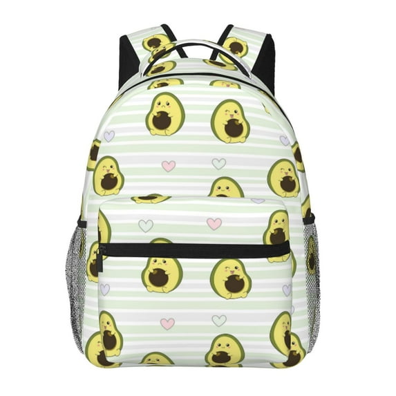 Gaeub Avocado of a Hear Ergonomic Lightweight Laptop Backpack - Multiple Pockets for School, Work, Travel, Outdoor Activities -One Size
