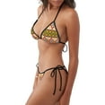 thumbnail image 1 of Gaeub Aztec Print Women's Triangle Bikini,String Bikini Set,Two Piece Swimsuit Bathing Suits, 1 of 5