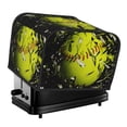 thumbnail image 1 of Gaeub Ball Print 4 Slice Toaster Cover,Bread Machine Cover,Dustproof Fingerprint Protectors and Greasy Protection Anti-sputtering, 1 of 7
