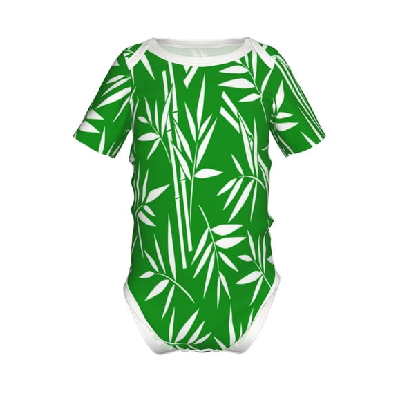 Gaeub Bamboo Print Infant Climbing Onesie,Toddler Outfit,Newborn Baby Bodysuit,Baby Boy Girl Clothes -3 Months