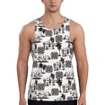 thumbnail image 1 of Gaeub Beach Men's Athletic Tank Top, Workout Sleeveless Shirts, Running Tank Tops for Gym, Running, Training - 3X-Large, 1 of 9