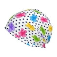thumbnail image 1 of Gaeub Bear And Polka Dot Knit Cuffed Beanie Top Level Beanie Men Women Winter Knit Caps Soft Ski Hat, 1 of 7