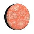 thumbnail image 1 of Gaeub Beautiful Corals 14-17in Tire Cover, Spare Tire Cover, for Camper Caravan, Trailer, Car, Truck, SUV, Jeep - 14 inch, 1 of 1