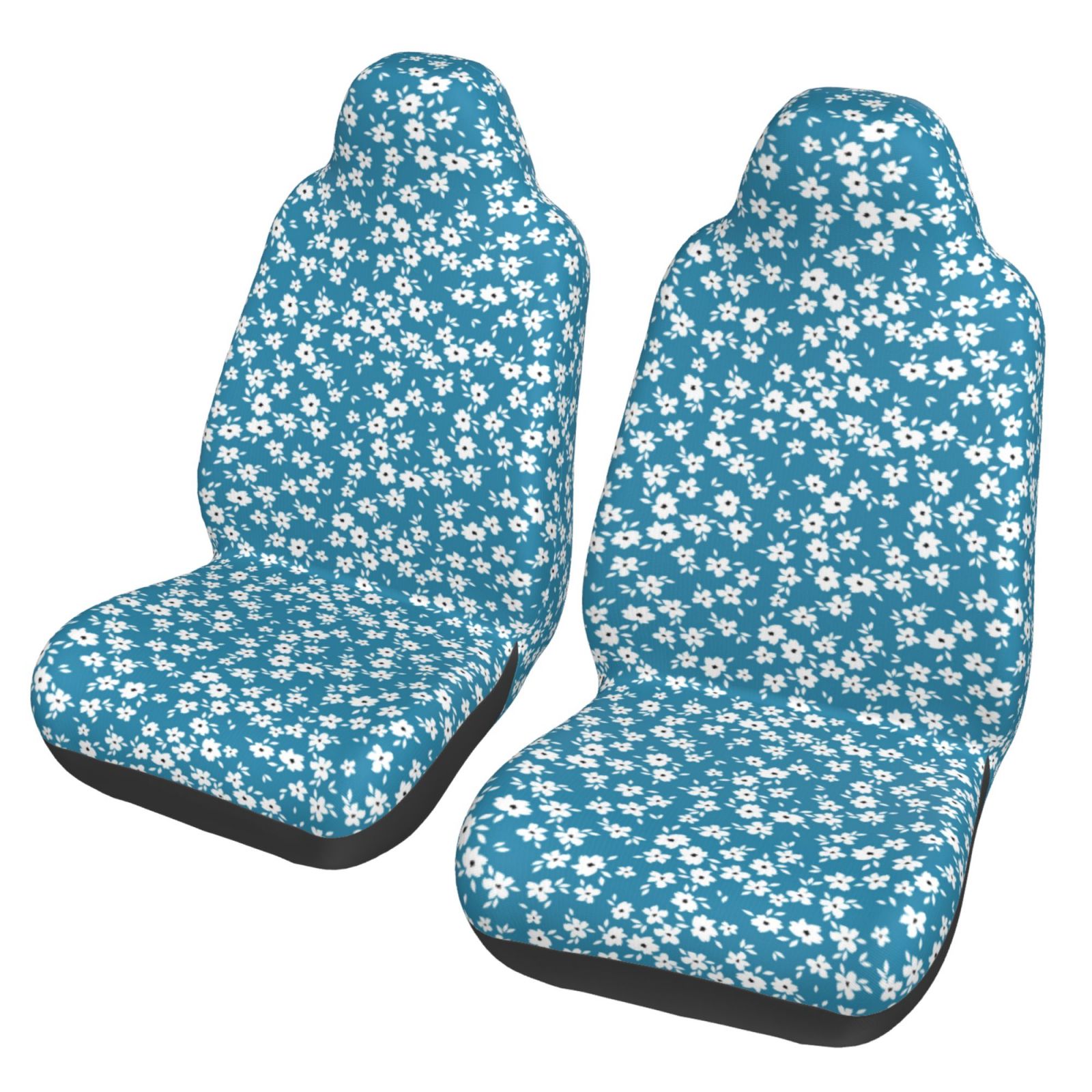 Gaeub Beautiful Floral Full Set Car Seat Covers with Soft Padding ...