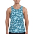 thumbnail image 1 of Gaeub Beautiful Floral Men's Athletic Tank Top, Workout Sleeveless Shirts, Running Tank Tops for Gym, Running, Training - 3X-Large, 1 of 9