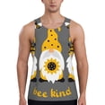 thumbnail image 1 of Gaeub Bee Kind Men's Athletic Tank Top, Workout Sleeveless Shirts, Running Tank Tops for Gym, Running, Training - X-Large, 1 of 9