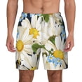 thumbnail image 1 of Gaeub Bees Collecting Nectar Mens Swim Trunks Stretch Beach Shorts Quick Dry for Men Swim Shorts Swimwear with Pockets- 3X-Large, 1 of 9