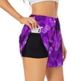 thumbnail image 1 of Gaeub Berry Raspberry Print Women's Athletic Shorts,High Waisted Running Shorts,Pocket Sporty Short,Gym Elastic Workout Shorts-Small, 1 of 7