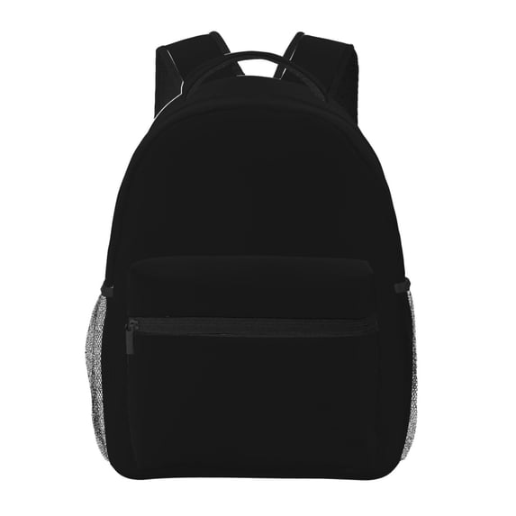 Gaeub Black Ergonomic Lightweight Laptop Backpack - Multiple Pockets for School, Work, Travel, Outdoor Activities -One Size