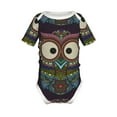 thumbnail image 1 of Gaeub Boho Owl Print Infant Climbing Onesie,Toddler Outfit,Newborn Baby Bodysuit,Baby Boy Girl Clothes -12 Months, 1 of 6