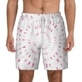 thumbnail image 1 of Gaeub Breast Cancer Awareness (4) Mens Swim Trunks Stretch Beach Shorts Quick Dry for Men Swim Shorts Swimwear with Pockets- X-Large, 1 of 9