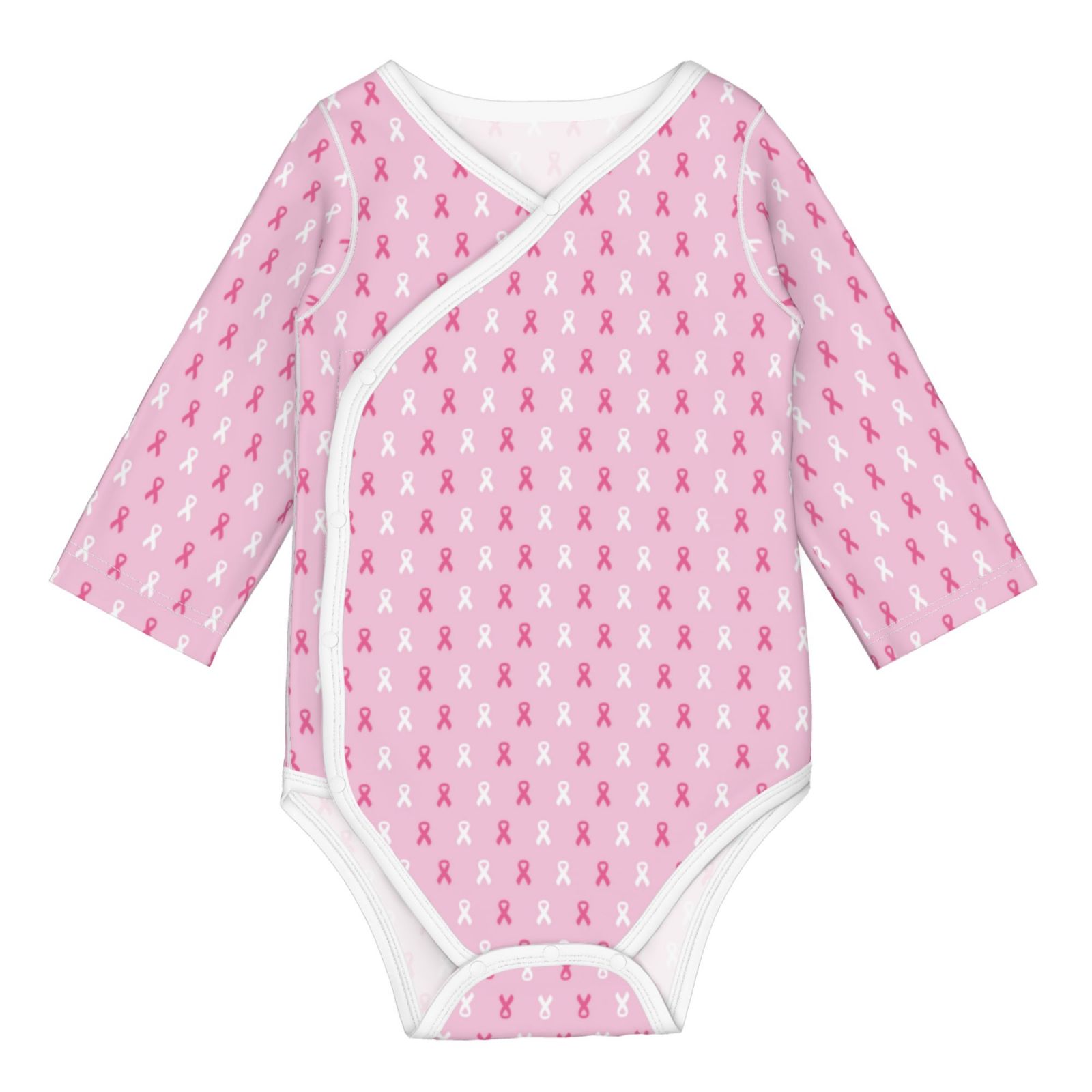 Gaeub Breast Cancer Awareness5 Unisex Babies' LongSleeve Bodysuit 100