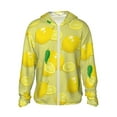 thumbnail image 1 of Gaeub Bright Lemons Men's and Women's UPF 50+ Long-Sleeved Sun Protection Clothing, Fishing Shirt Long Sleeve Zip - Medium, 1 of 9