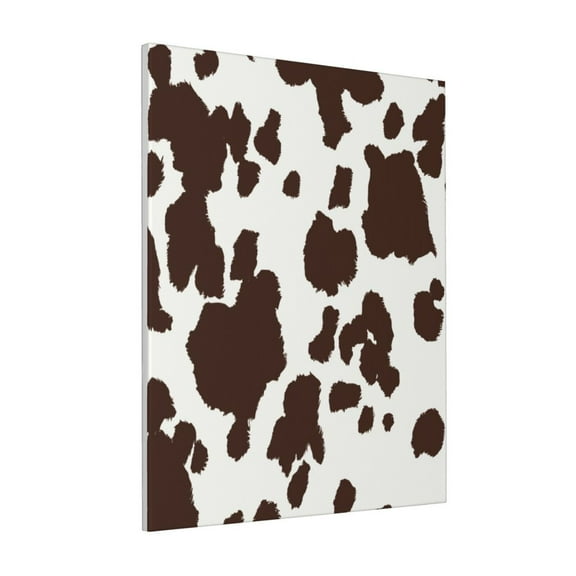 Gaeub Brown Cow Print Modern Canvas Wall Art Prints,Artwork Abstract Paintings,Canvas Decorative,Pictures on Canvas for Home Decorations,Wall Decor