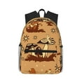 thumbnail image 1 of Gaeub Brown Mushrooms School Backpack Waterproof Bookbag for Men Women College High School Bags, 1 of 8