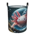 thumbnail image 1 of Gaeub Bubbles Axolotl Fantasy Dirty Clothes Storage Basket, Toy Storage Bin for Storing Clothing, Diapers, Toys-Medium, 1 of 6