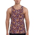 thumbnail image 1 of Gaeub Buffalo Plaid and Butterflys Men's Athletic Tank Top, Workout Sleeveless Shirts, Running Tank Tops for Gym, Running, Training - XX-Large, 1 of 9