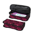 thumbnail image 1 of Gaeub Burgundy Tie Dye Print Canvas Pen Case,Pencil Case for Men Women, Large Pen Bag,Big Capacity Canvas Pencil Pouch, 1 of 1