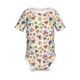 thumbnail image 1 of Gaeub Butterfly Flowers Print Infant Climbing Onesie,Toddler Outfit,Newborn Baby Bodysuit,Baby Boy Girl Clothes -3 Months, 1 of 6