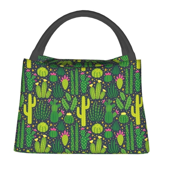 Gaeub Cactus 1 Collapsible Cooler Bag Insulated,Leakproof Food Bag for Hot or Cold Food Delivery,Travel Insulated Bag, or Beach Cooler Bags