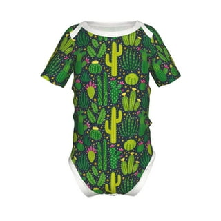 Baby Girl Summer Clothes Adorable Cactus Baby Onesie Cotton