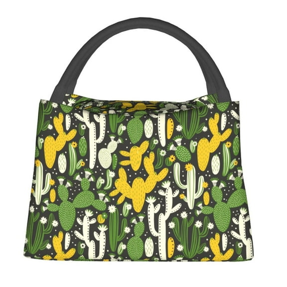 Gaeub Cactus 4 Collapsible Cooler Bag Insulated,Leakproof Food Bag for Hot or Cold Food Delivery,Travel Insulated Bag, or Beach Cooler Bags